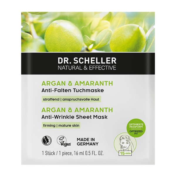 Dr. Scheller Argan & Amaranth Anti-Wrinkle Sheet Mask – Regent Bond Inc